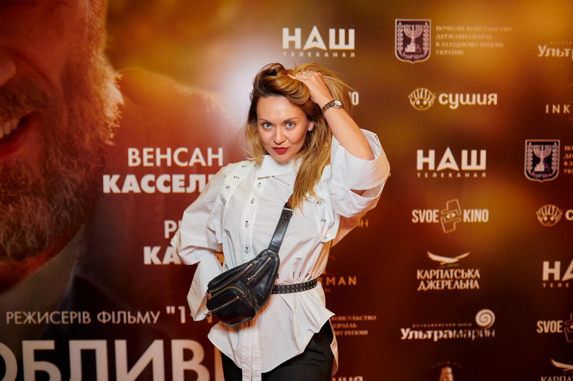 Василий Вирастюк, Мария Бурмака, VIVIENNE MORT на премьере фильма «Особенные» с Венсаном Касселем в главной роли